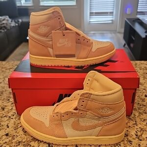 Jordan 1 High in Light Pink and Cream